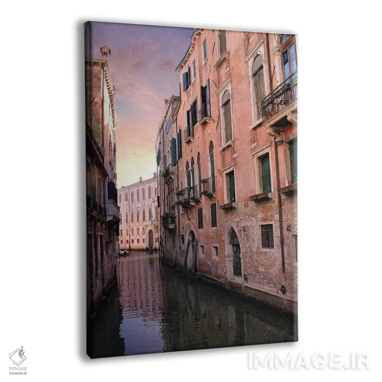 تابلو دکوراتیو کانال ونیز اثر فلوریان اولبرشتس - نمای پرسپکتیو محصول