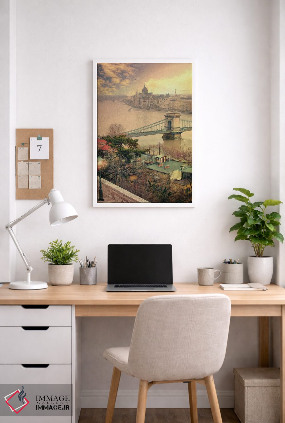 تابلو دکوراتیو یک نور دیگر، بوداپست اثر فلوریان اولبرشتس - D4W