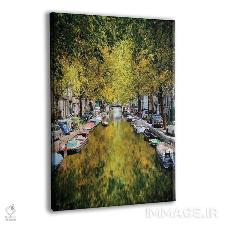 تابلو دکوراتیو لنگر وزنی در تونل درختی، آمستردام اثر فلوریان اولبرشتس - نمای پرسپکتیو محصول