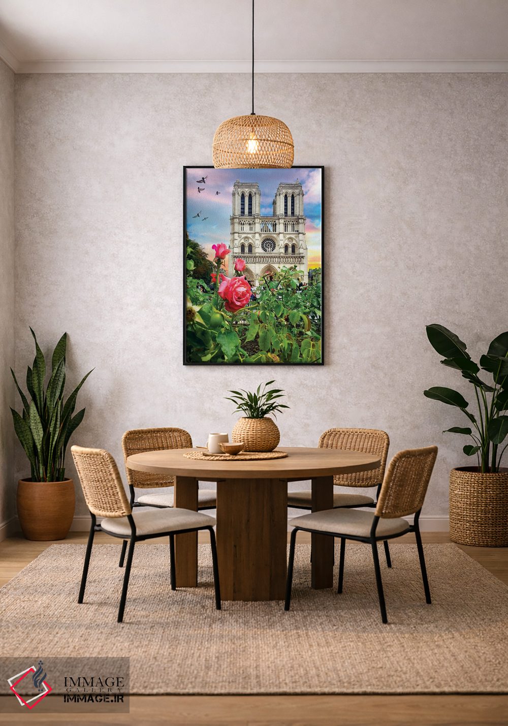 تابلو دکوراتیو نماد جدیدی از تولدی دوباره اثر فلوریان اولبرشتس - D5B