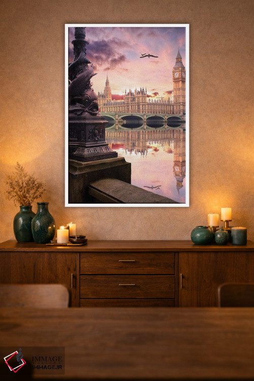 تابلو دکوراتیو زمانی که لندن سخن می گوید اثر فلوریان اولبرشتس - D1W