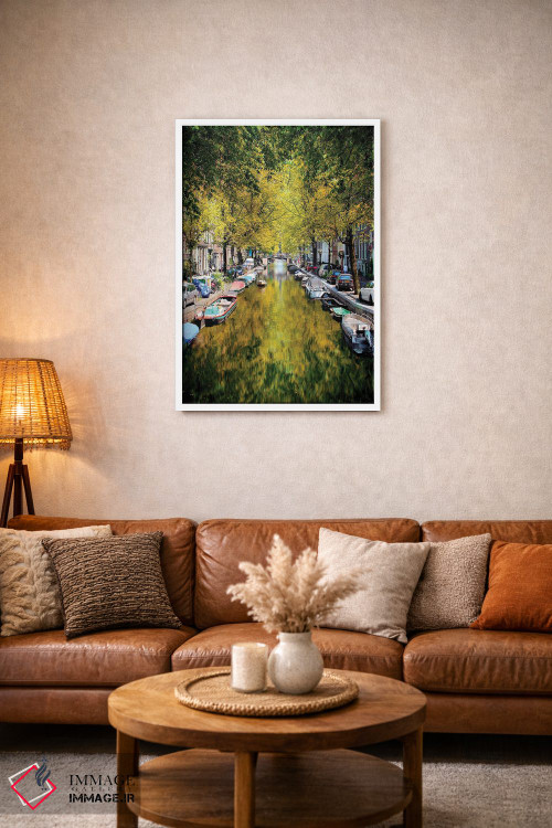 تابلو دکوراتیو لنگر وزنی در تونل درختی، آمستردام اثر فلوریان اولبرشتس - D4W