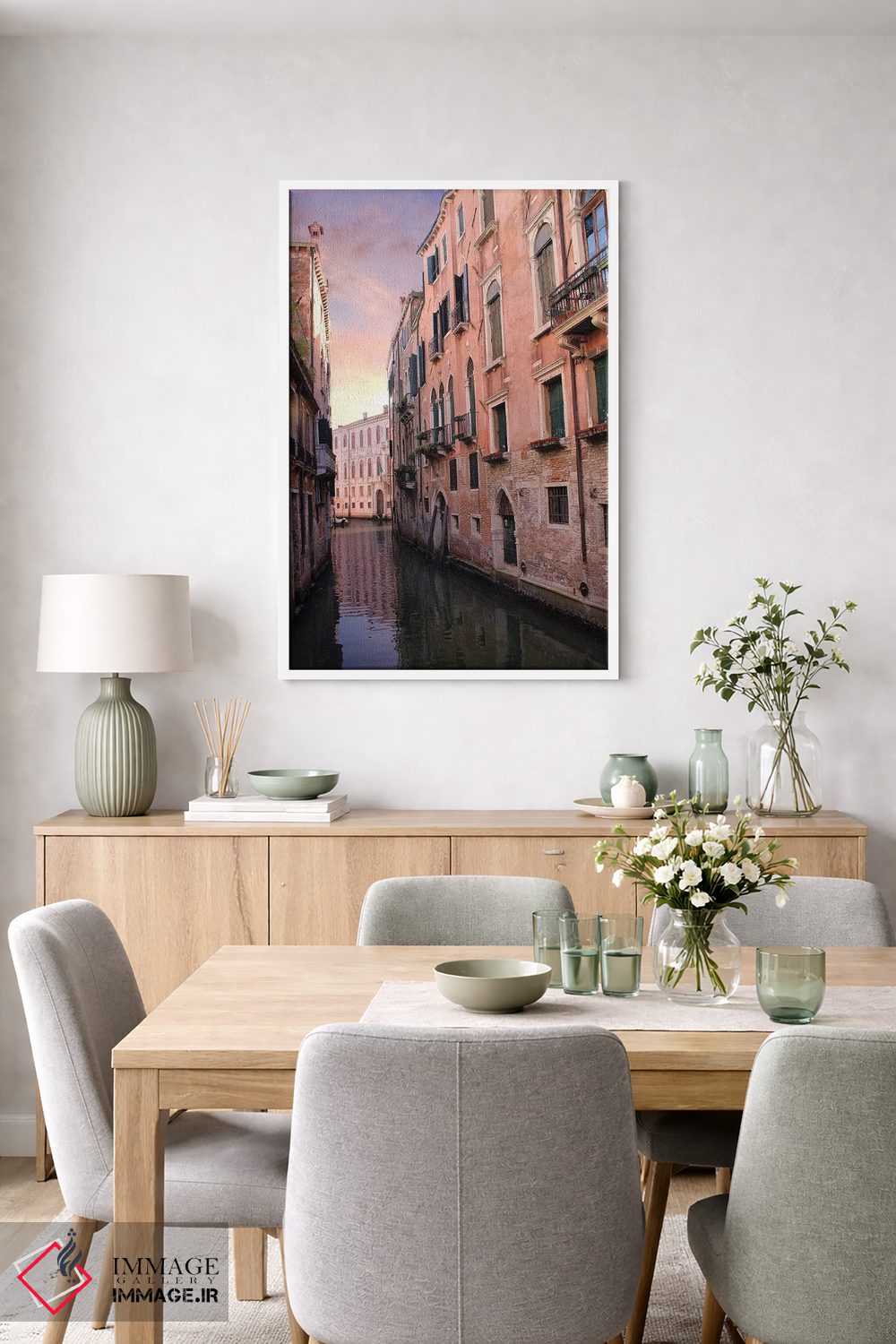 تابلو دکوراتیو کانال ونیز اثر فلوریان اولبرشتس - D6W