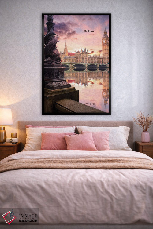 تابلو دکوراتیو زمانی که لندن سخن می گوید اثر فلوریان اولبرشتس - D3B