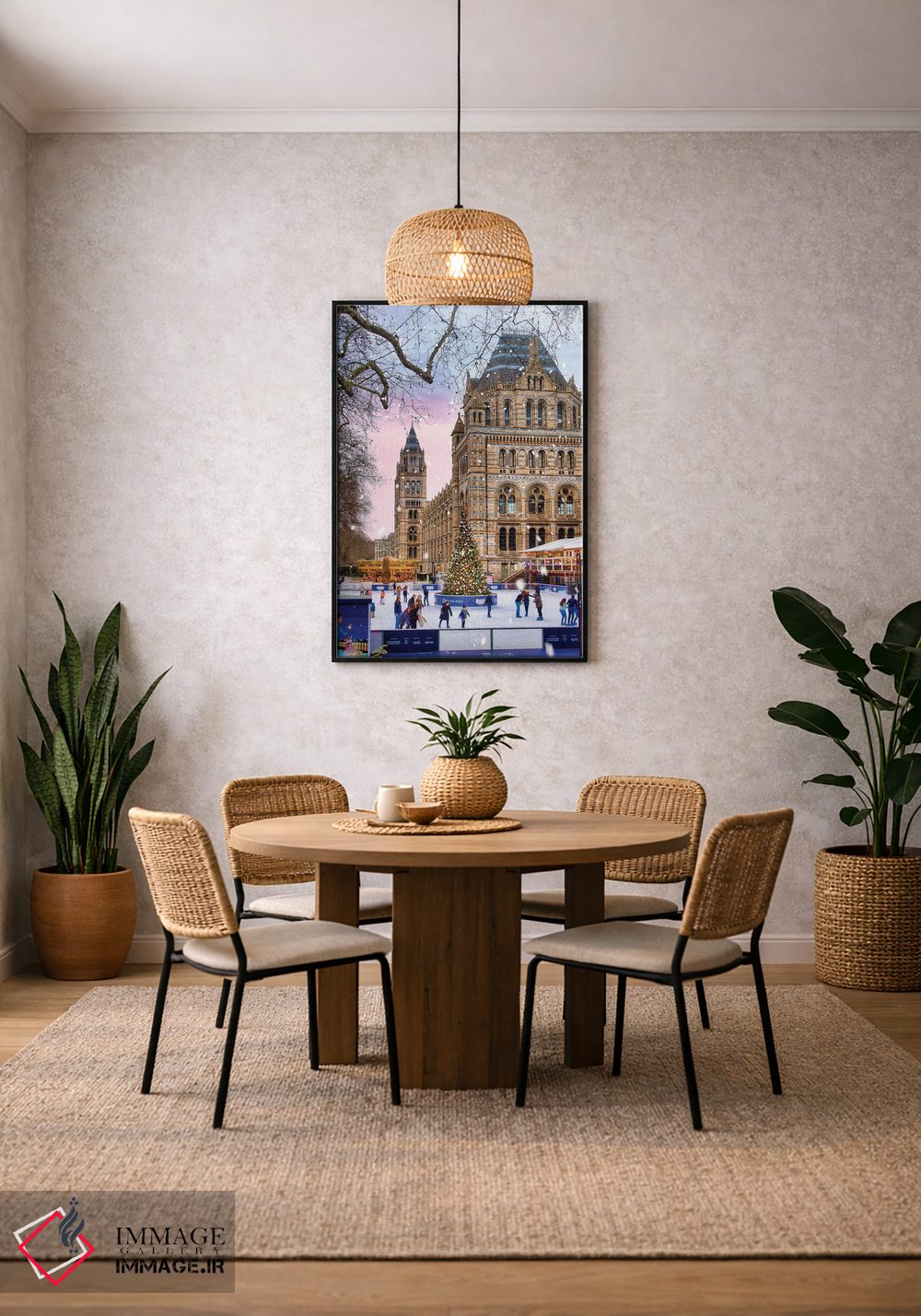 تابلو دکوراتیو زمستان در لندن اثر فلوریان اولبرشتس - D2B