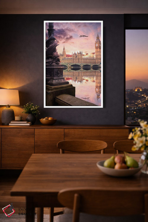 تابلو دکوراتیو زمانی که لندن سخن می گوید اثر فلوریان اولبرشتس - D4W