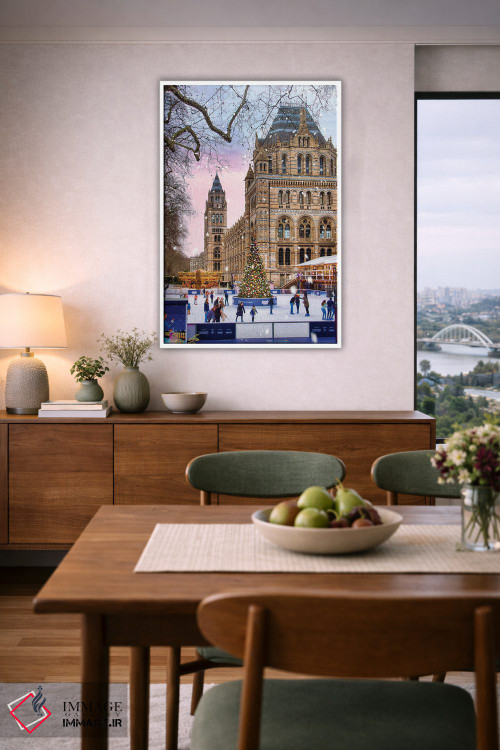 تابلو دکوراتیو زمستان در لندن اثر فلوریان اولبرشتس - D5W