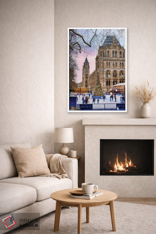 تابلو دکوراتیو زمستان در لندن اثر فلوریان اولبرشتس - D6W