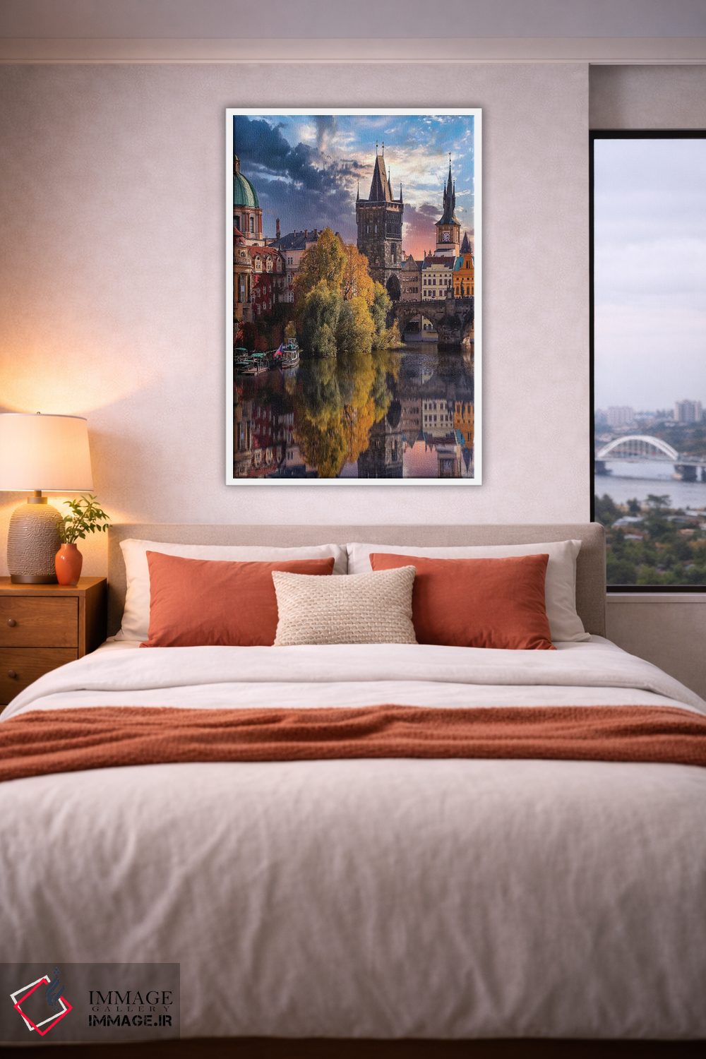 تابلو دکوراتیو پراگ اثر فلوریان اولبرشتس - D4W