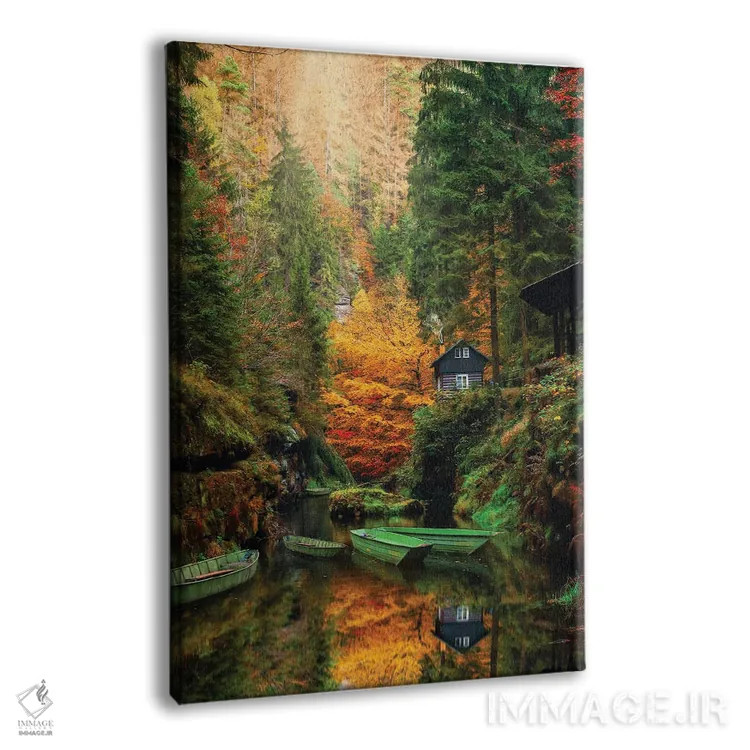 تابلو دکوراتیو سوئیس بوهمی اثر فلوریان اولبرشتس - نمای پرسپکتیو محصول