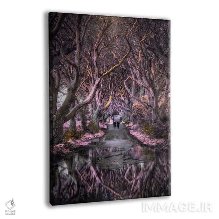 تابلو دکوراتیو حصارهای تاریک اثر فلوریان اولبرشتس - نمای پرسپکتیو محصول