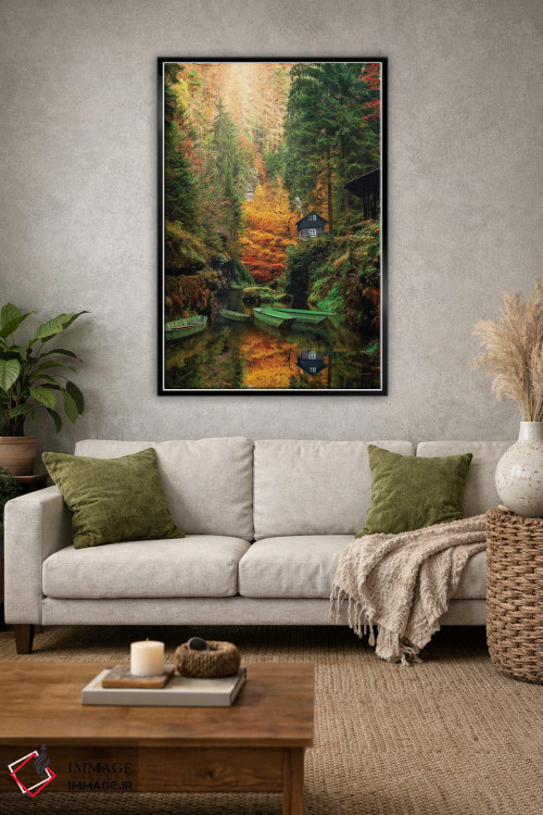 تابلو دکوراتیو سوئیس بوهمی اثر فلوریان اولبرشتس - D1B