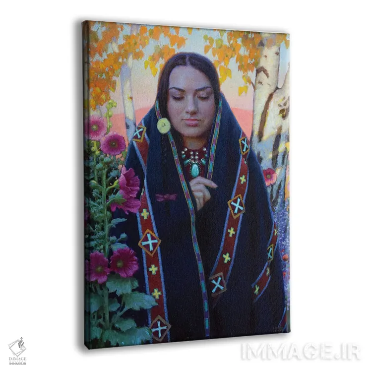 تابلو دکوراتیو به سوی گرگ ومیش اثر فرانک اورداز - نمای پرسپکتیو محصول