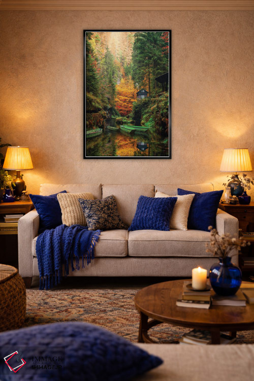 تابلو دکوراتیو سوئیس بوهمی اثر فلوریان اولبرشتس - D5B