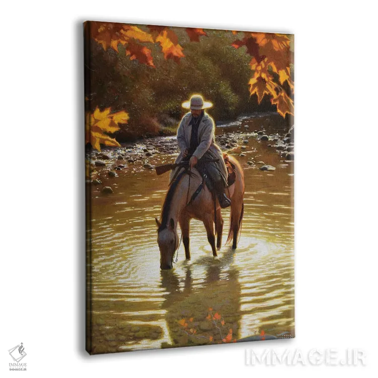 تابلو دکوراتیو بهاری در پاییز اثر فرانک اورداز - نمای پرسپکتیو محصول