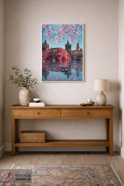 تابلو دکوراتیو بهار در پراگ اثر فلوریان اولبرشتس - D1W