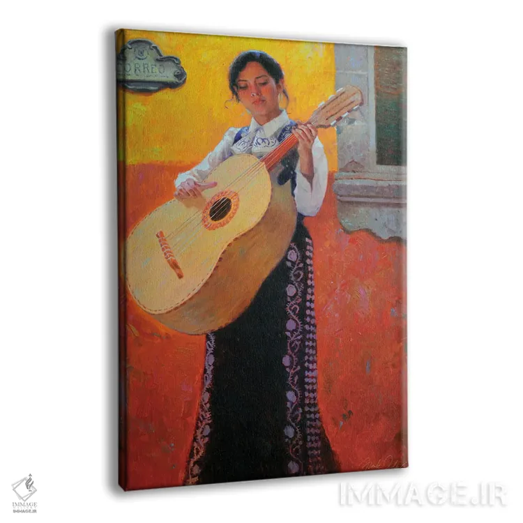 تابلو دکوراتیو من به روستا می روم اثر فرانک اورداز - نمای پرسپکتیو محصول