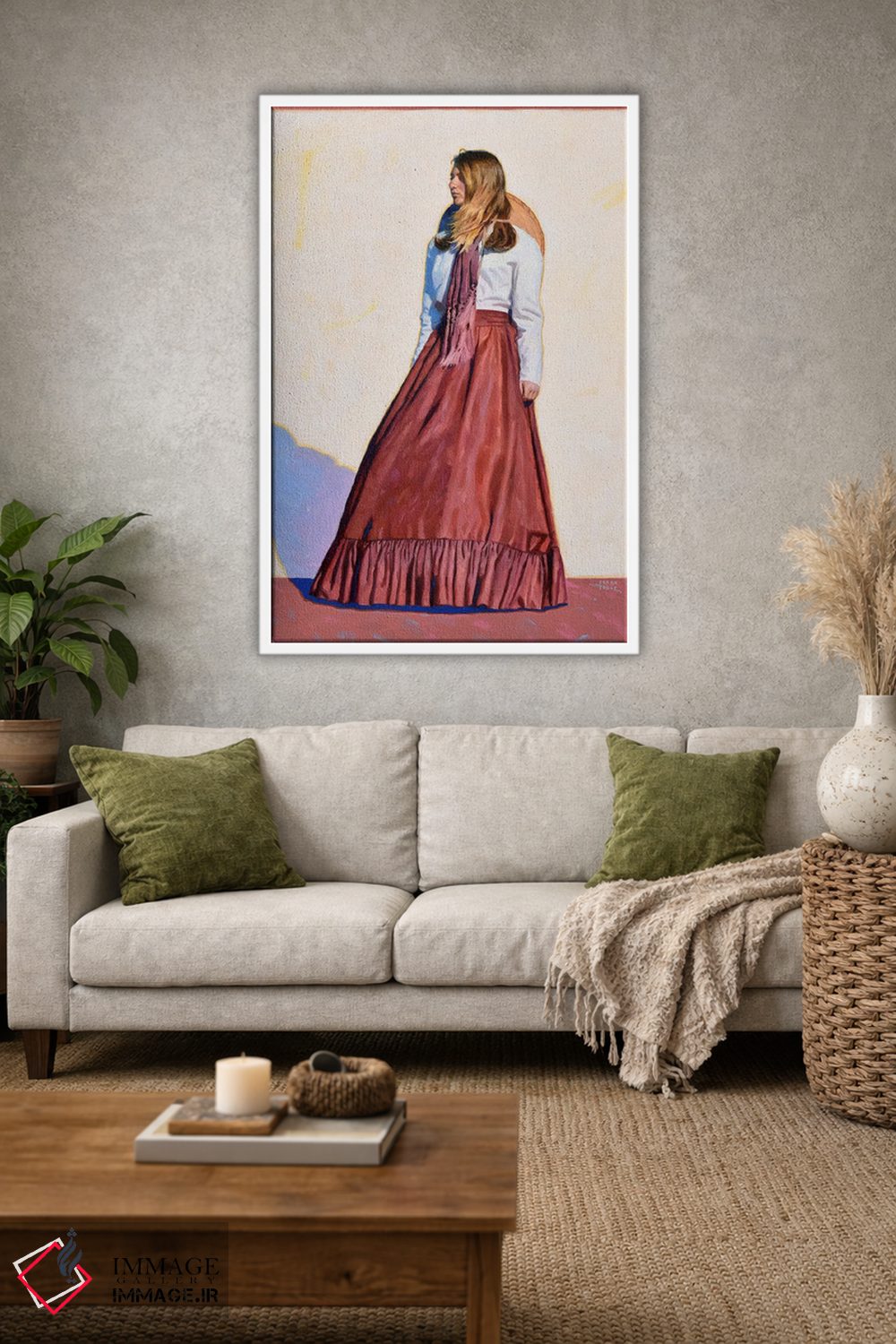 تابلو دکوراتیو رز دشتی اثر فرانک اورداز - D1W