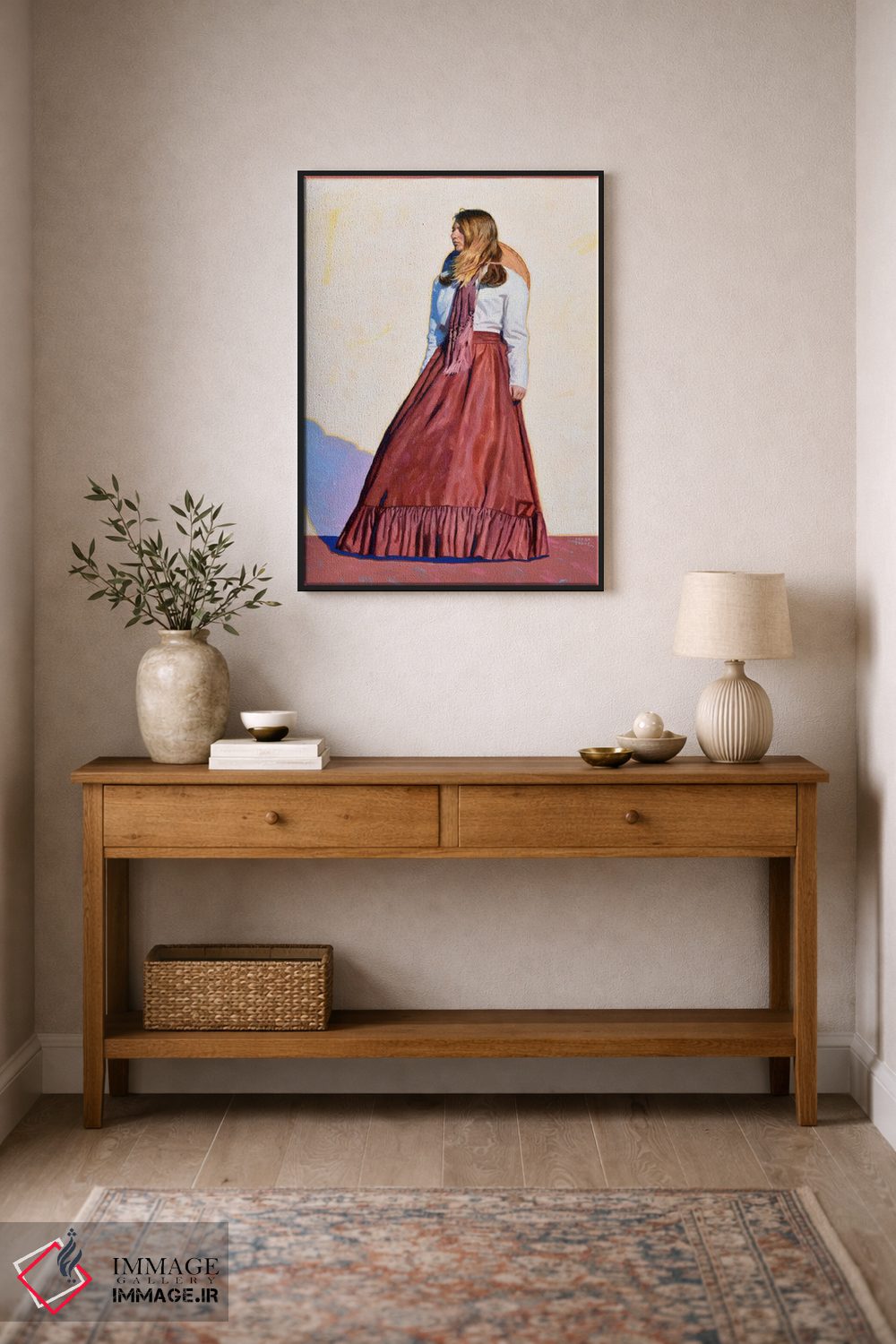 تابلو دکوراتیو رز دشتی اثر فرانک اورداز - D2B