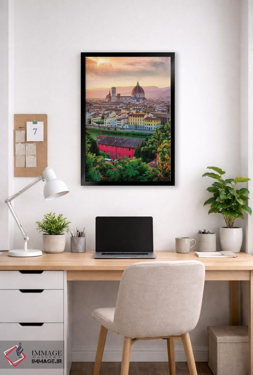 تابلو دکوراتیو پرتره فلورانس، ایتالیا اثر فلوریان اولبرشتس - D5B