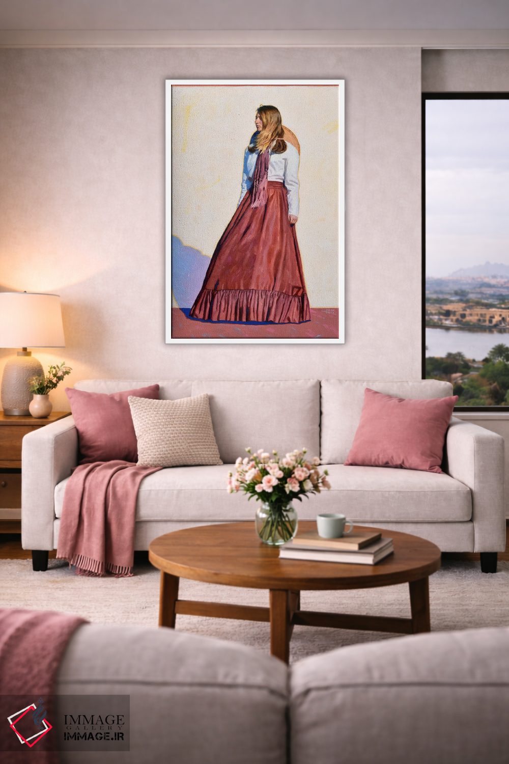 تابلو دکوراتیو رز دشتی اثر فرانک اورداز - D3W