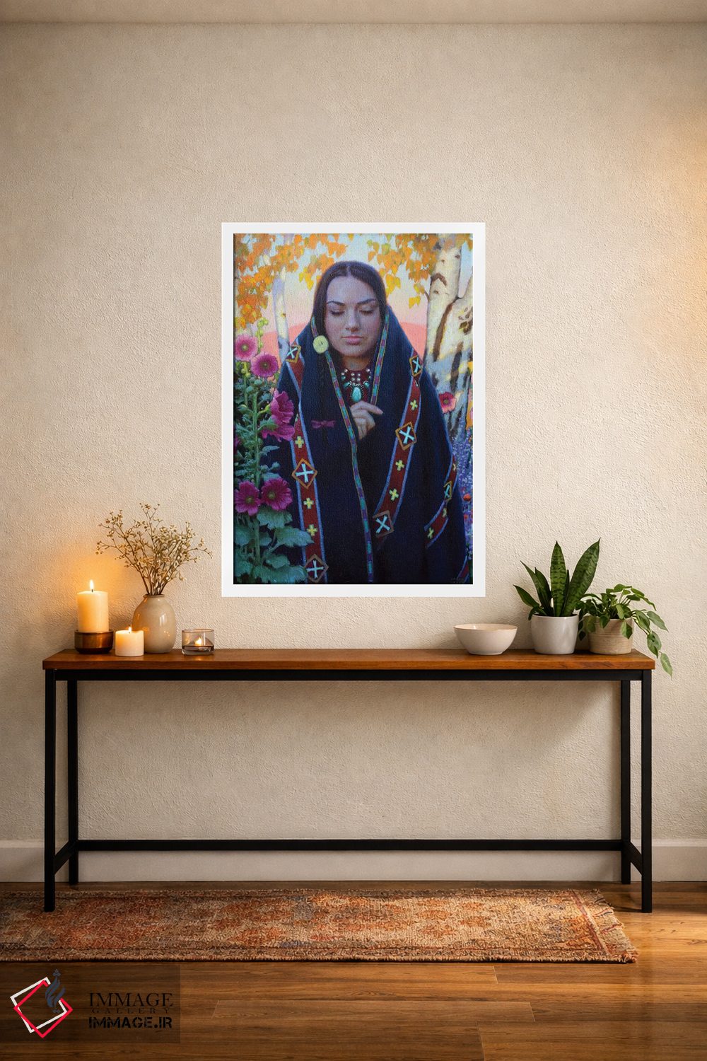 تابلو دکوراتیو به سوی گرگ ومیش اثر فرانک اورداز - D4W