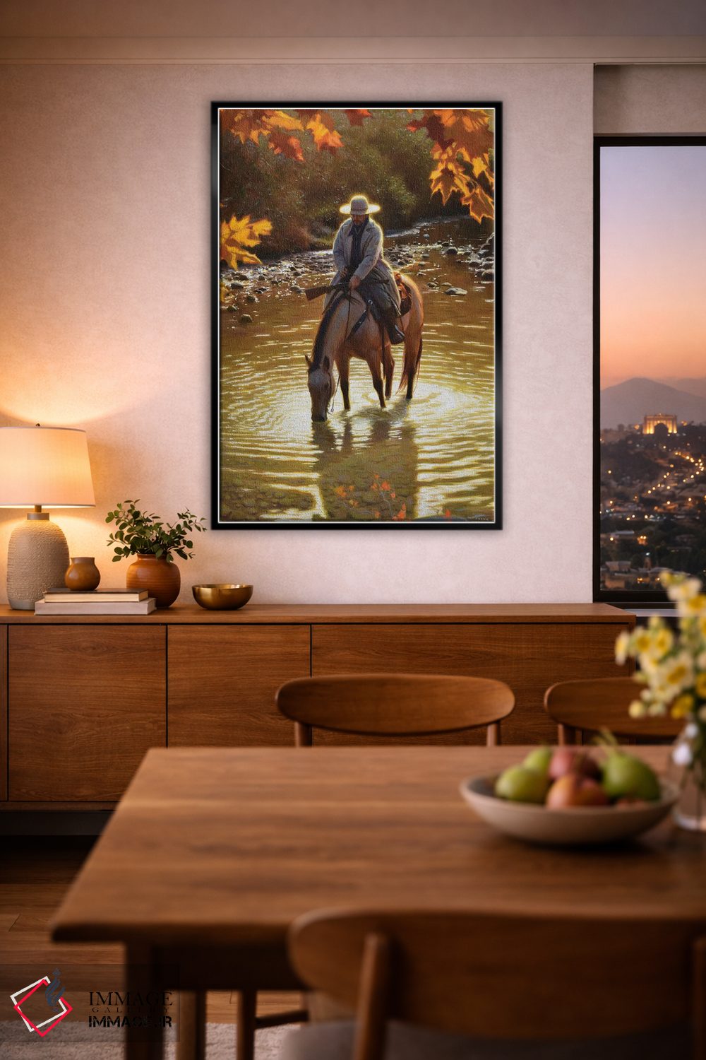 تابلو دکوراتیو بهاری در پاییز اثر فرانک اورداز - D2B