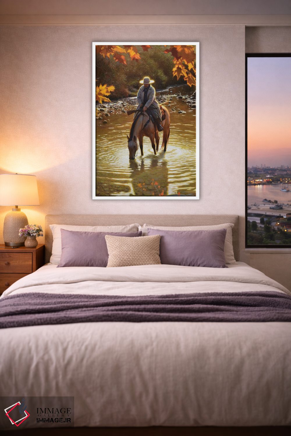 تابلو دکوراتیو بهاری در پاییز اثر فرانک اورداز - D4W