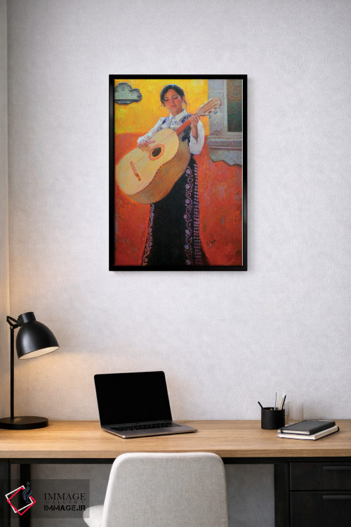 تابلو دکوراتیو من به روستا می روم اثر فرانک اورداز - D2B