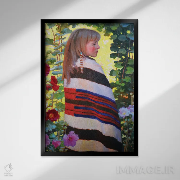 تابلو دکوراتیو واپیا وینیان اثر فرانک اورداز - نمای قابدار مشکی