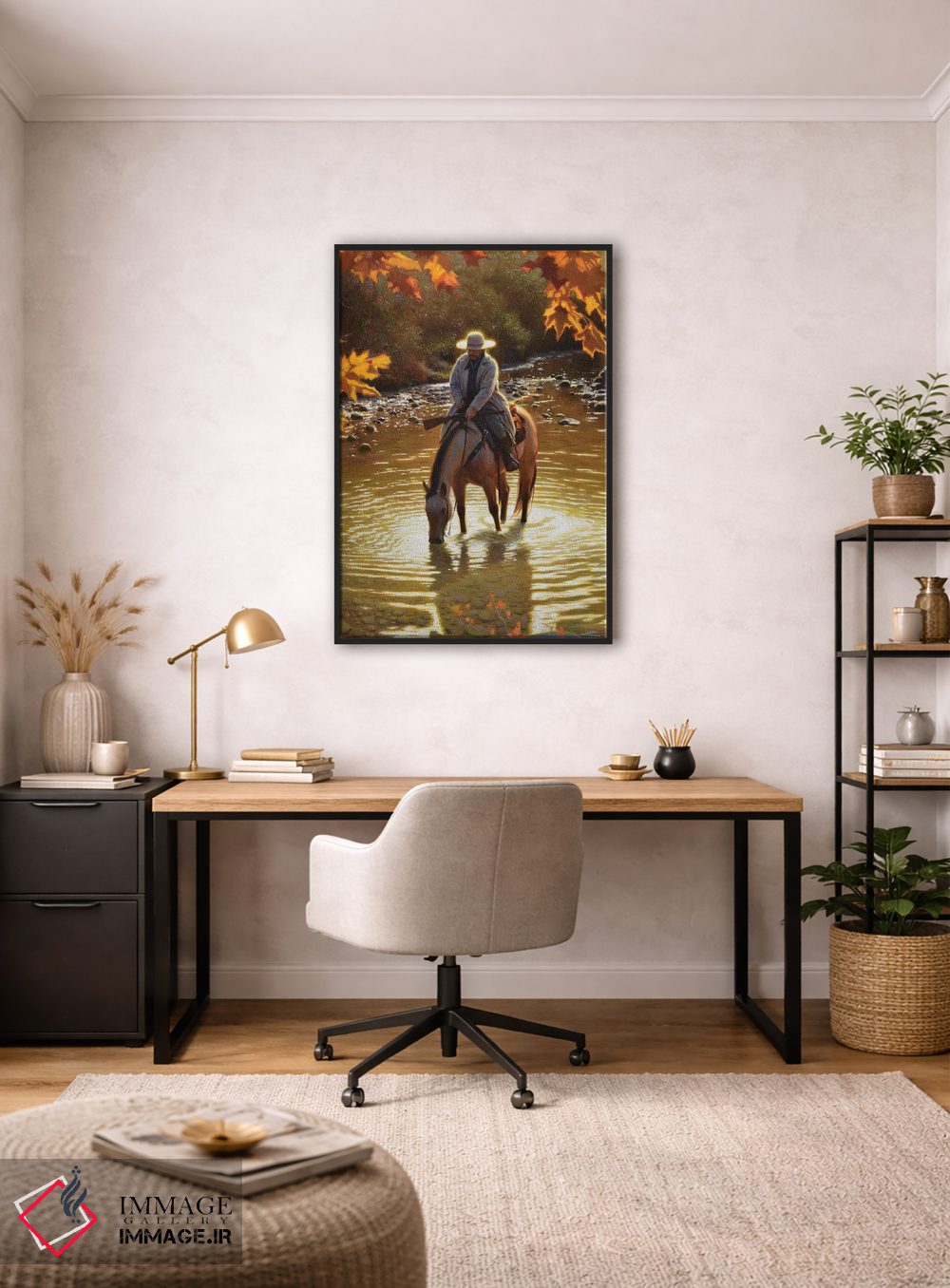 تابلو دکوراتیو بهاری در پاییز اثر فرانک اورداز - D6B