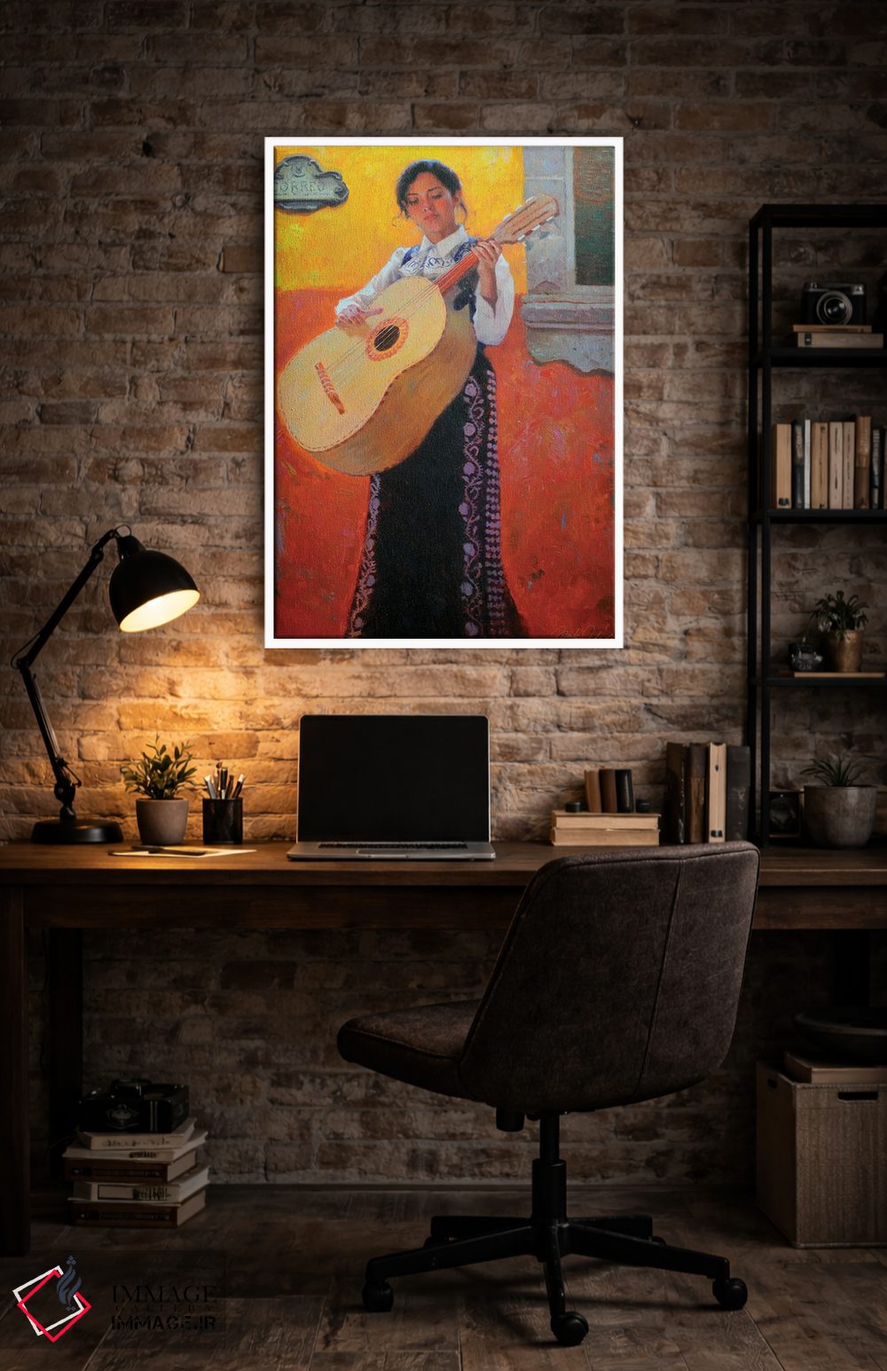 تابلو دکوراتیو من به روستا می روم اثر فرانک اورداز - D3W