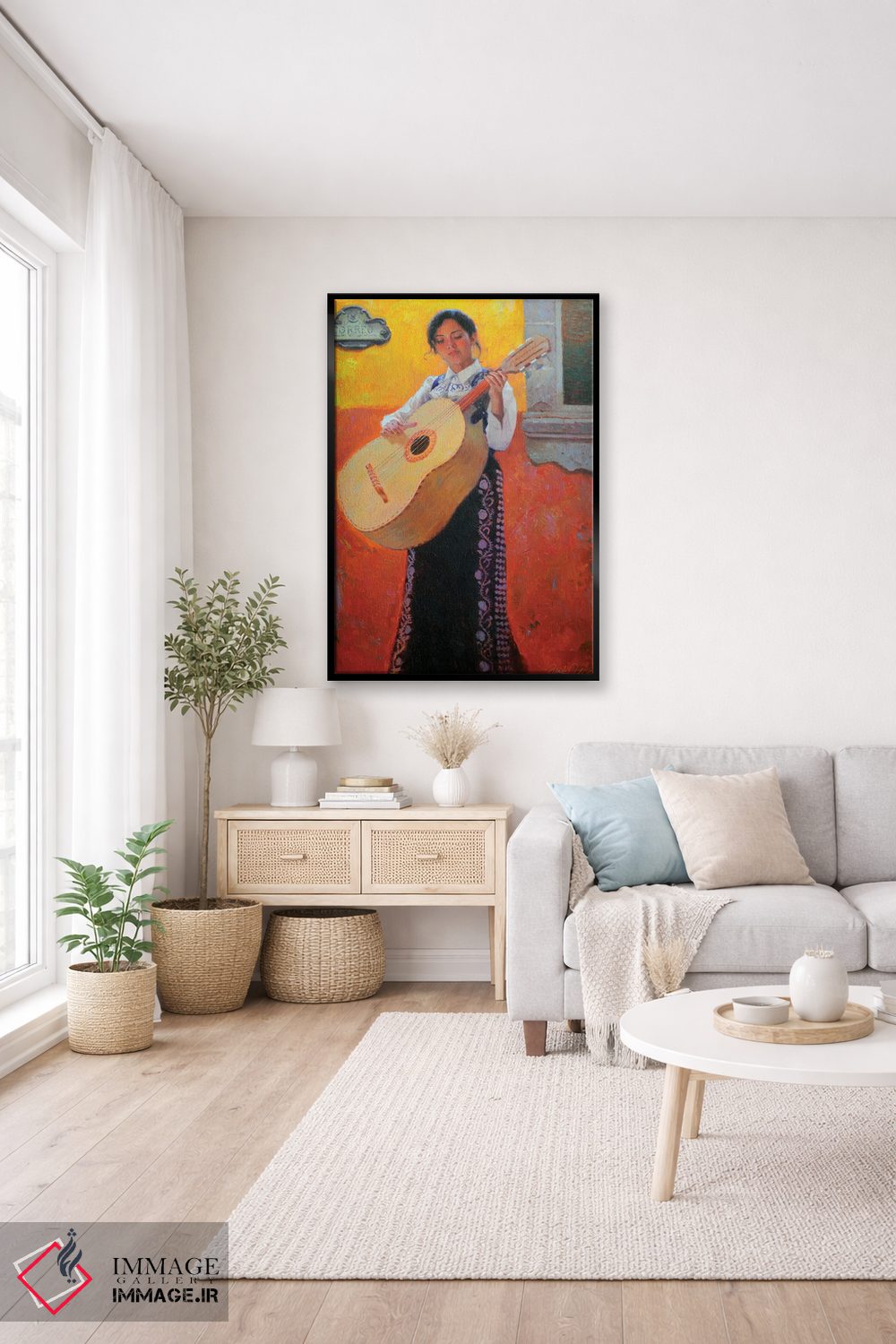 تابلو دکوراتیو من به روستا می روم اثر فرانک اورداز - D4B