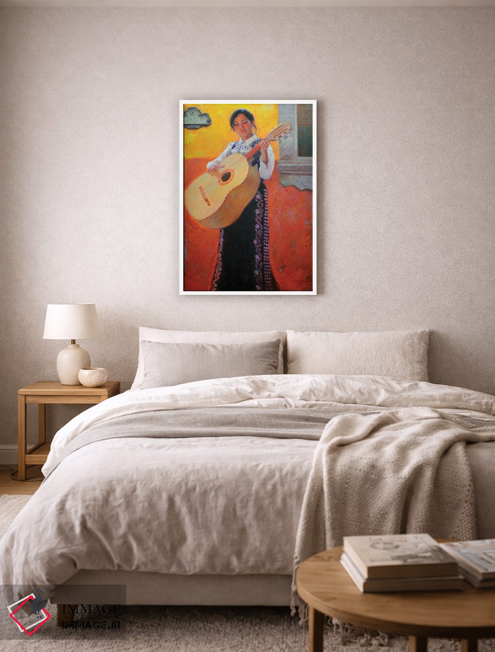 تابلو دکوراتیو من به روستا می روم اثر فرانک اورداز - D6W