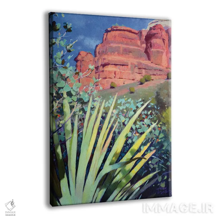 تابلو دکوراتیو در امتداد مسیر افسون اثر فرانک اورداز - نمای پرسپکتیو محصول