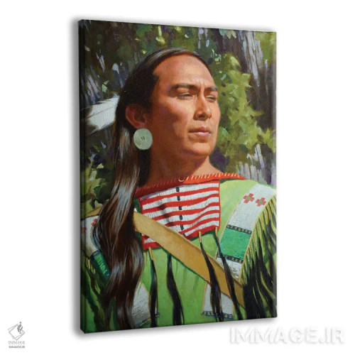 تابلو دکوراتیو تیرانداز چاین اثر فرانک اورداز - نمای پرسپکتیو محصول