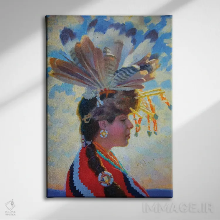 تابلو دکوراتیو رویاپرداز اثر فرانک اورداز - نمای روبهرو روی دیوار