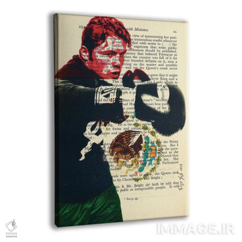 تابلو دکوراتیو کانلو آلوارز اثر فیلیپو ایمبریگی - نمای پرسپکتیو محصول