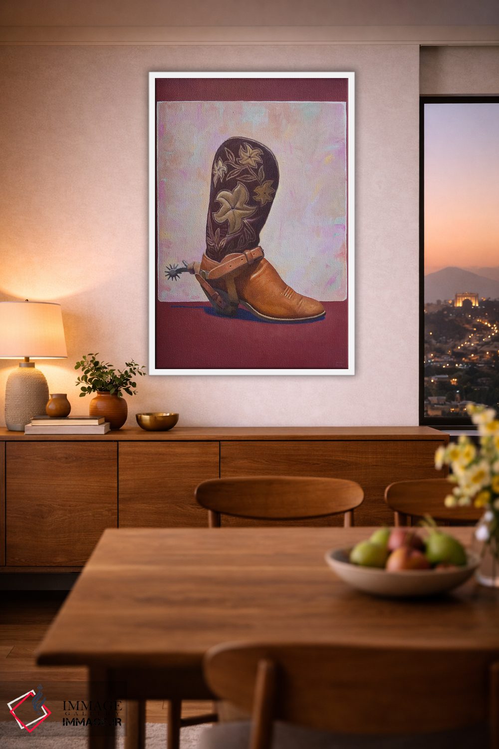 تابلو دکوراتیو چکمه و مهمیز اثر فرانک اورداز - D1W