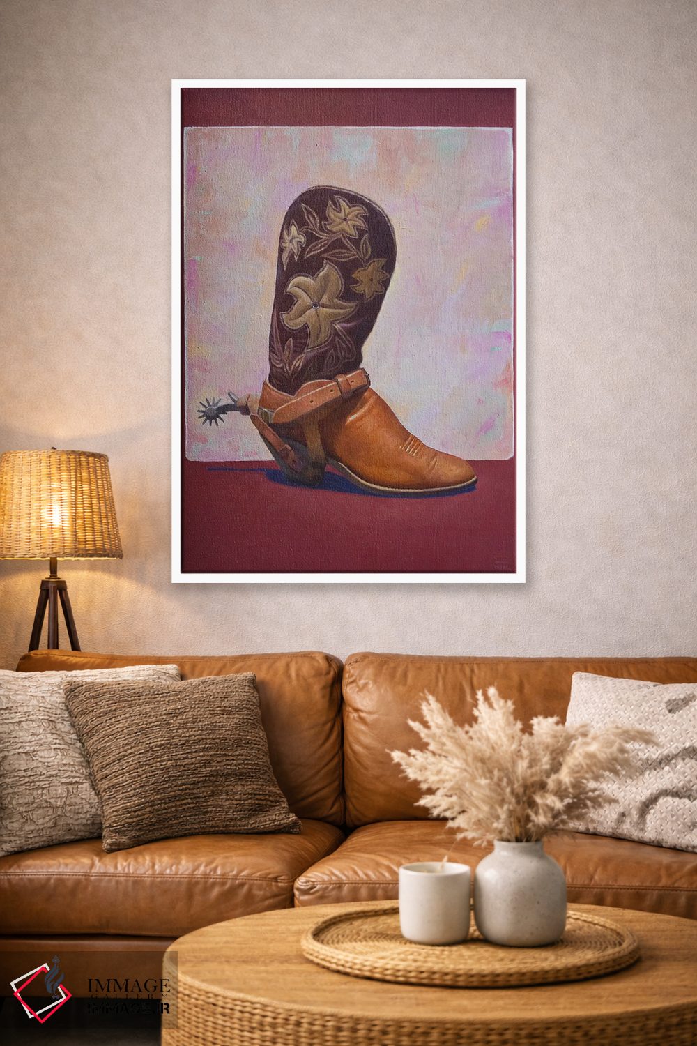 تابلو دکوراتیو چکمه و مهمیز اثر فرانک اورداز - D2W