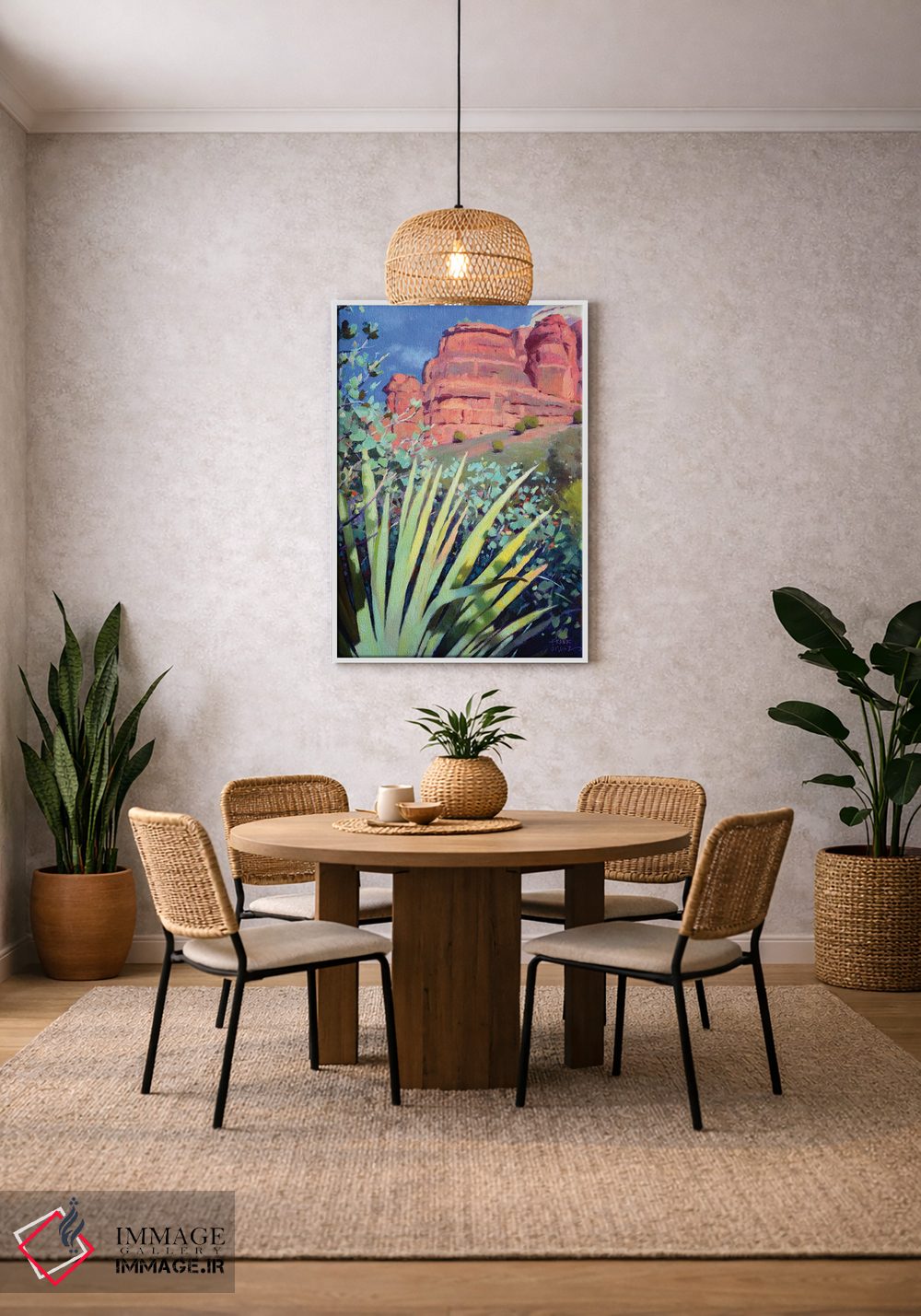 تابلو دکوراتیو در امتداد مسیر افسون اثر فرانک اورداز - D1W