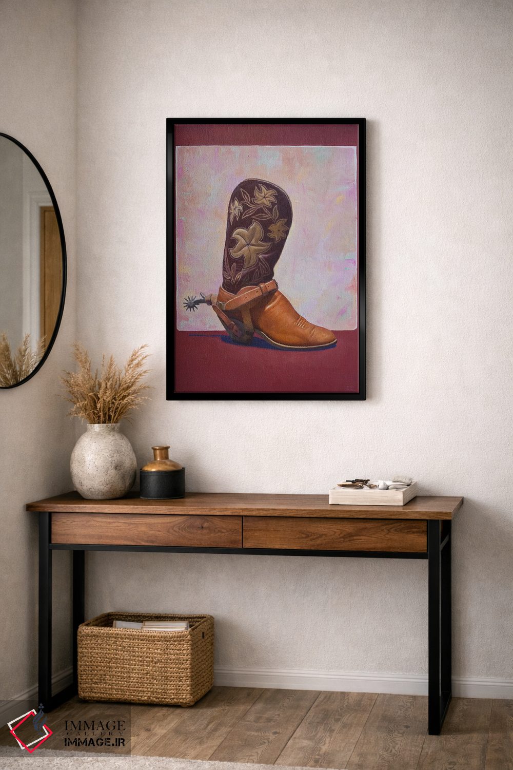 تابلو دکوراتیو چکمه و مهمیز اثر فرانک اورداز - D4B