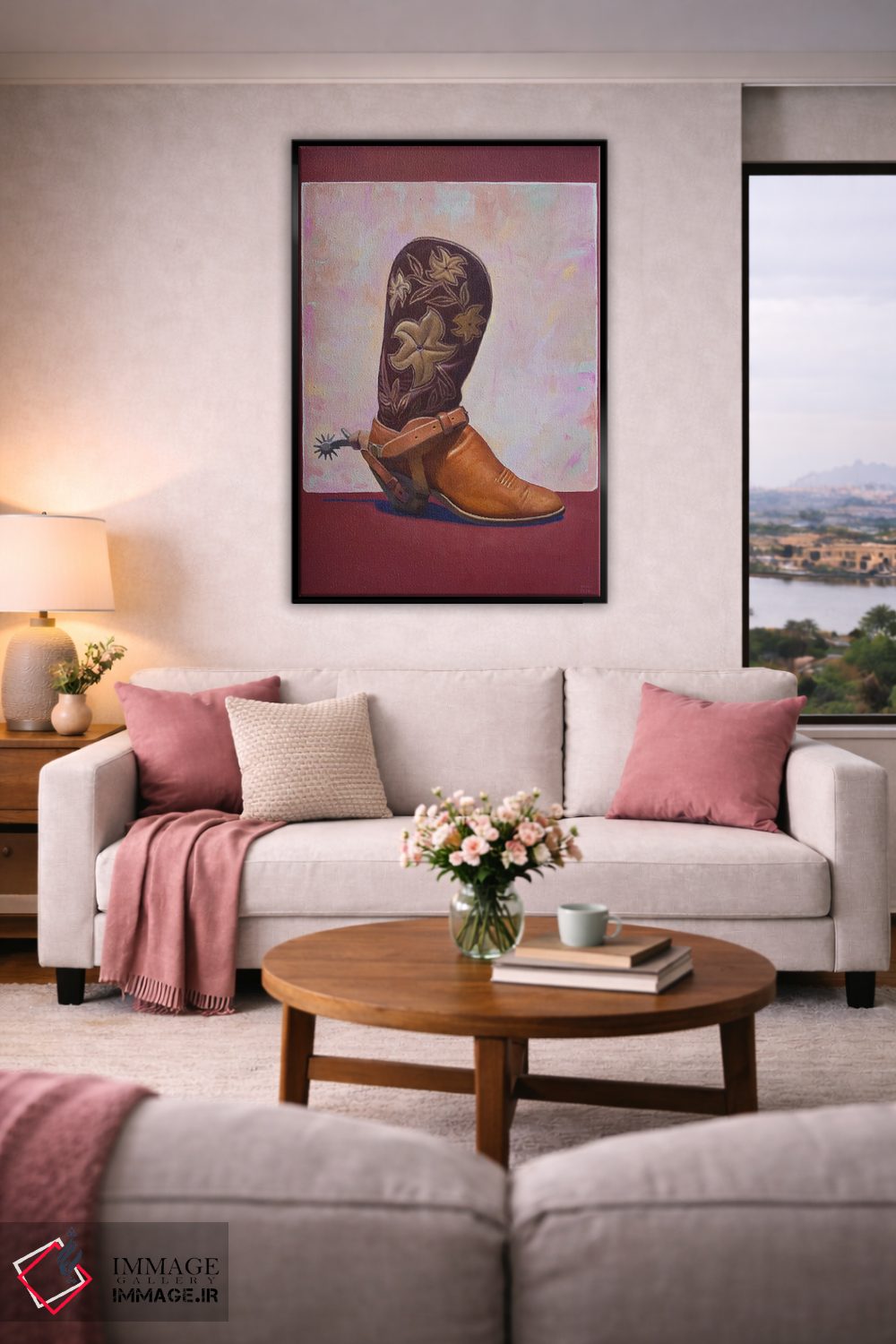 تابلو دکوراتیو چکمه و مهمیز اثر فرانک اورداز - D5B