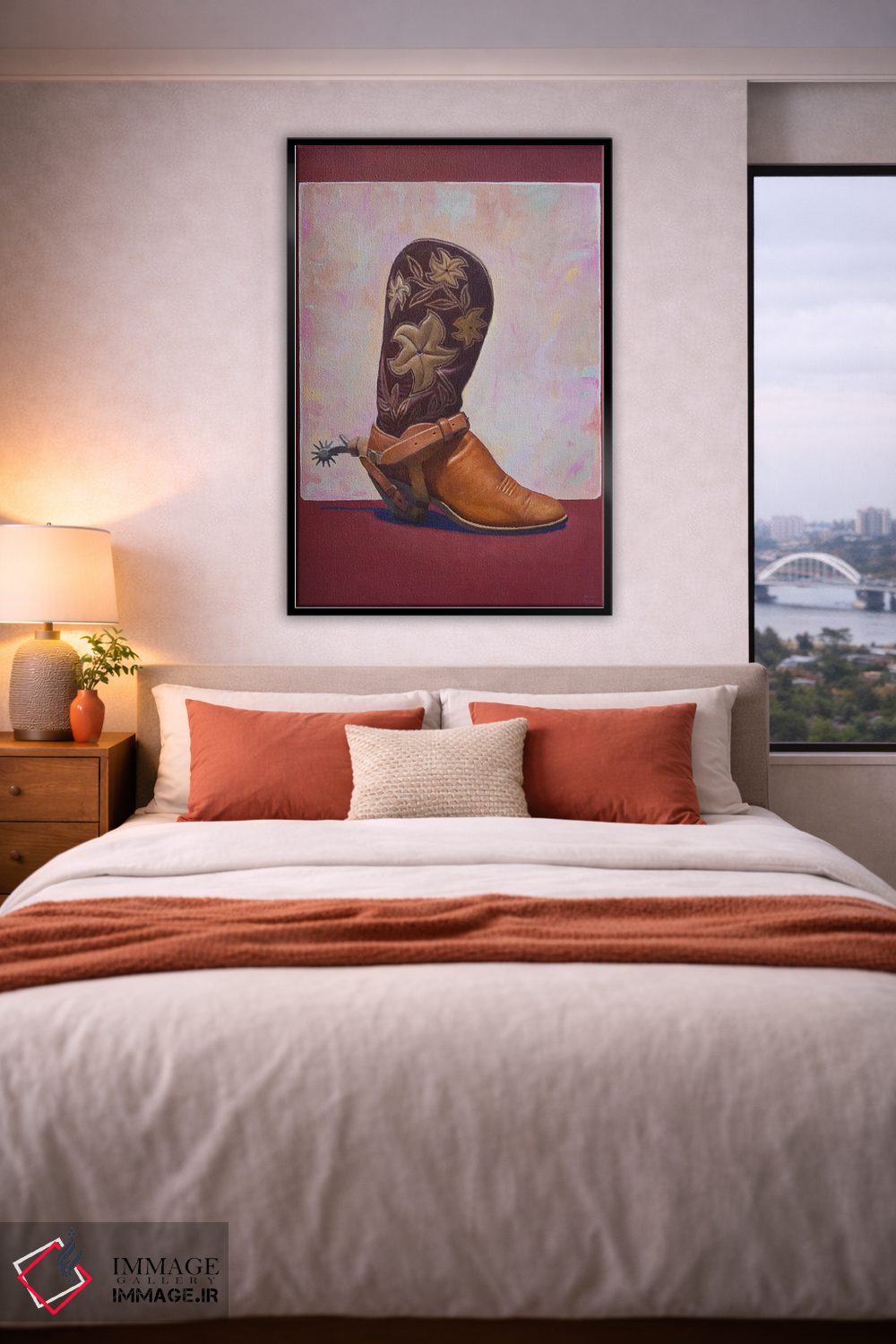 تابلو دکوراتیو چکمه و مهمیز اثر فرانک اورداز - D6B