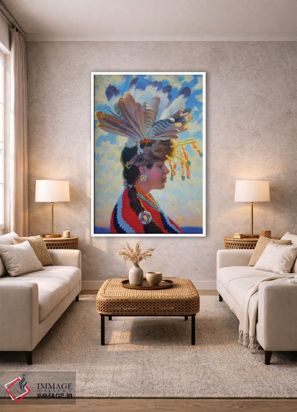 تابلو دکوراتیو رویاپرداز اثر فرانک اورداز - D1W