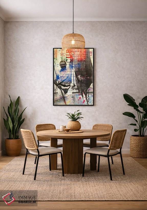 تابلو دکوراتیو ارنست همینگوی ۱ اثر فیلیپو ایمبریگی - D5B