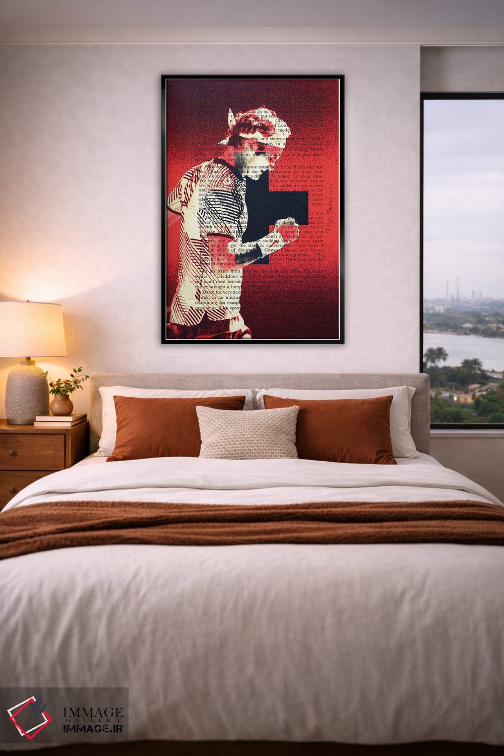 تابلو دکوراتیو راجر فدرر اثر فیلیپو ایمبریگی - D3B