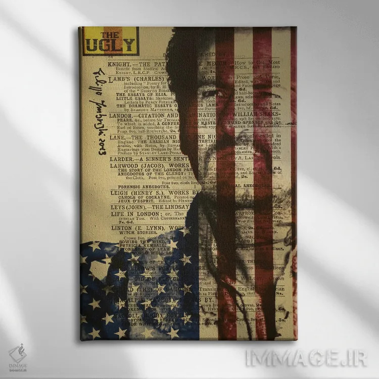 تابلو دکوراتیو زشت اثر فیلیپو ایمبریگی - نمای روبهرو روی دیوار