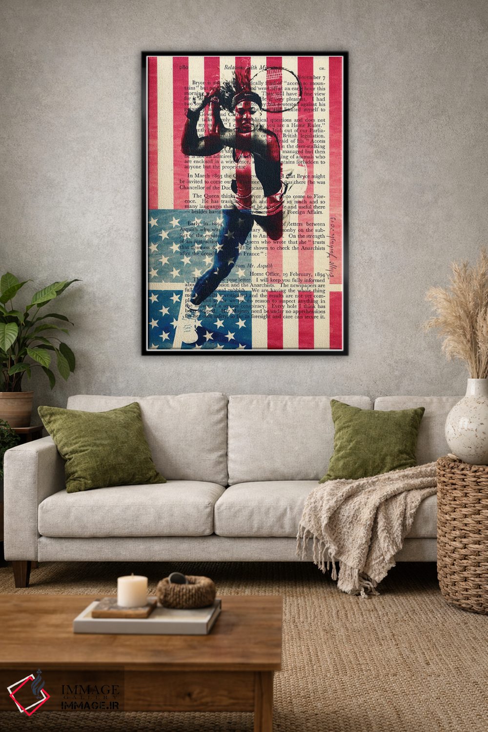 تابلو دکوراتیو سرنا ویلیامز اثر فیلیپو ایمبریگی - D2B