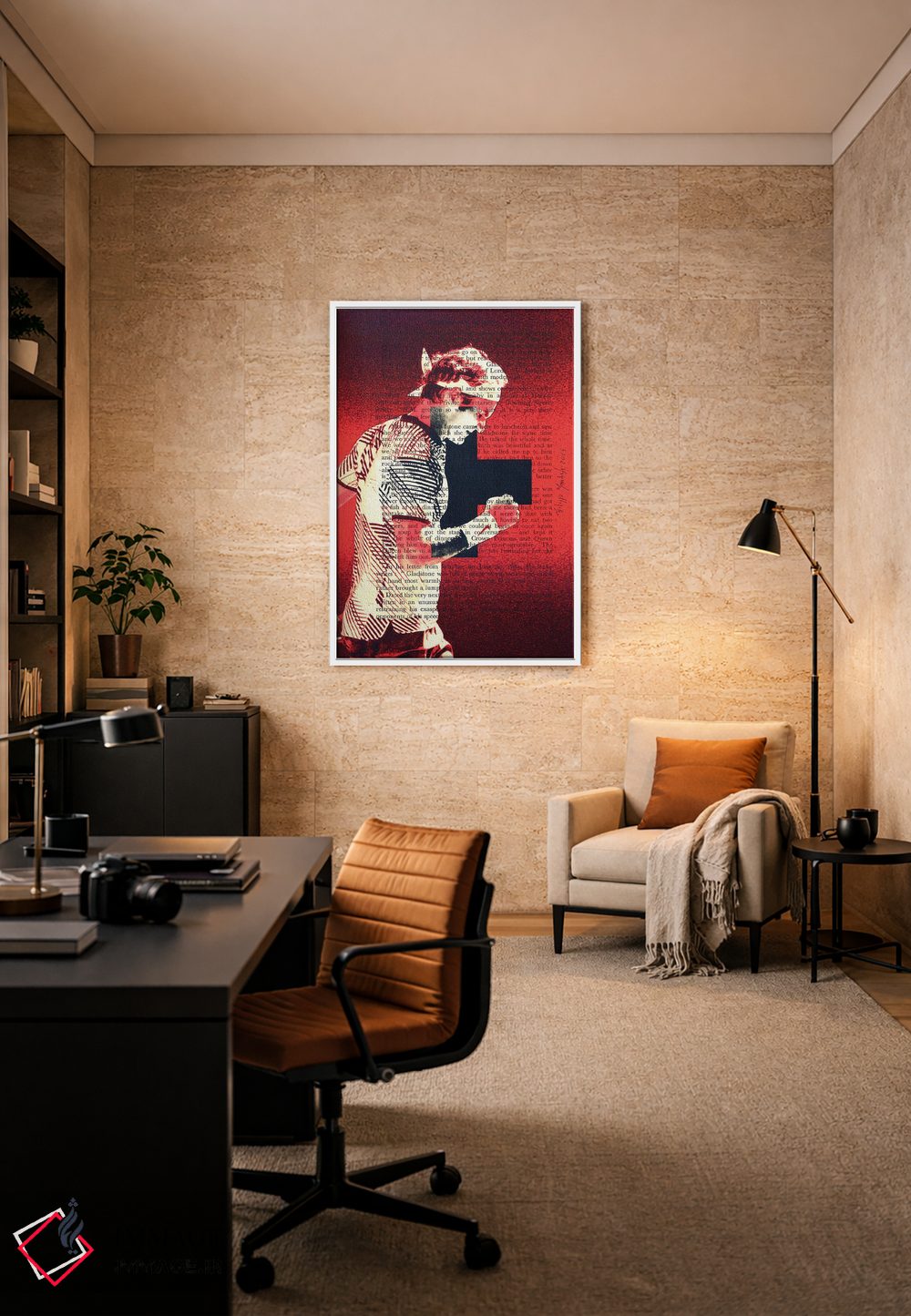 تابلو دکوراتیو راجر فدرر اثر فیلیپو ایمبریگی - D5W